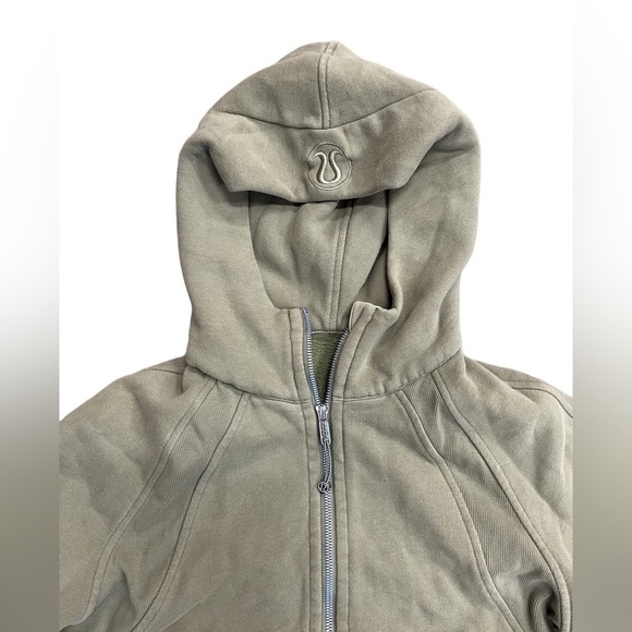 Lululemon Scuba Oversized Half Zip - Green Twill - Size XS/S - Picture 3 of 5